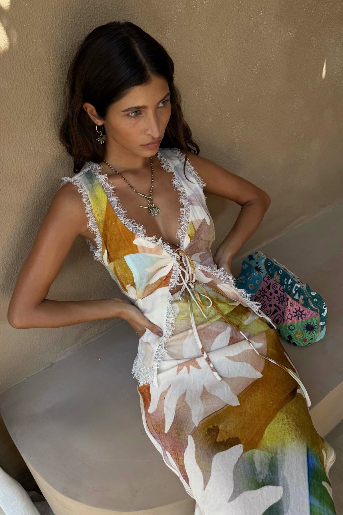 Never Fully Dressed Abstract Soleil Maisie Top