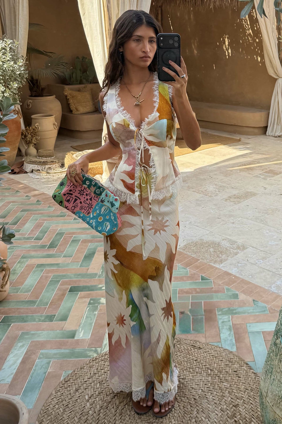 Never Fully Dressed Abstract Soleil Maisie Top