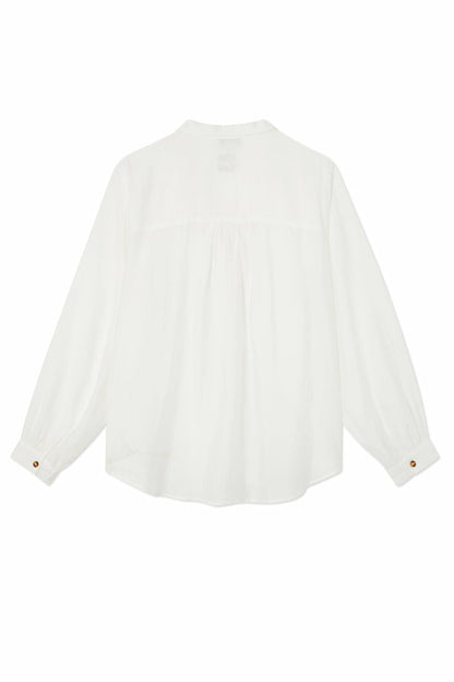 Never Fully Dressed White Miley Oversized Shirt