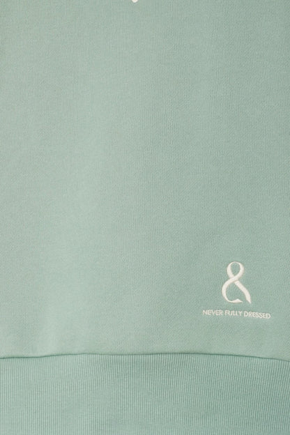 Never Fully Dressed Sage Sundazed Accessible Sweatshirt - NFD x Porto&Bello - Never Fully Dressed