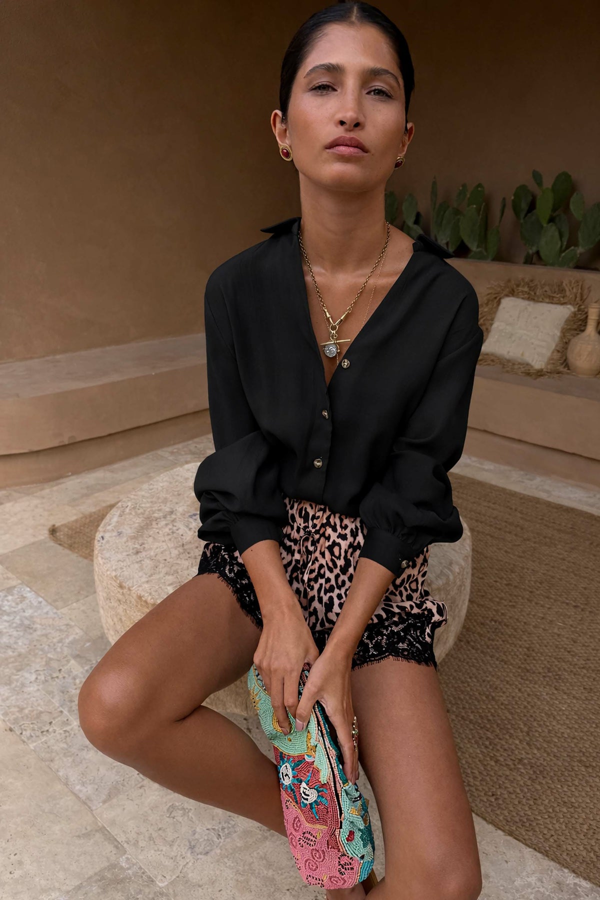 Never Fully Dressed Black Miley Shirt  UK
