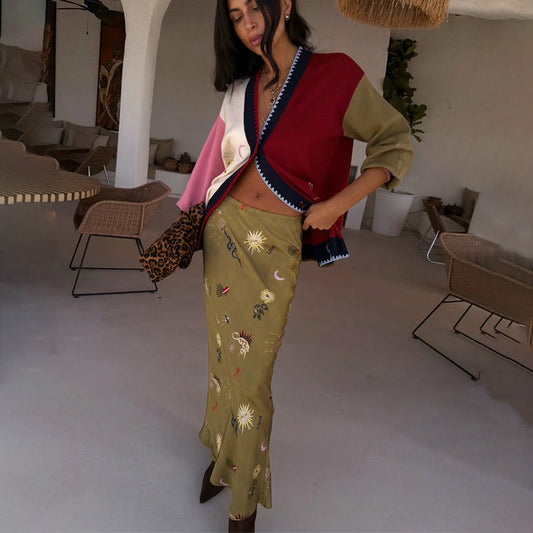 Never Fully Dressed Olive Mystical Dorris Skirt