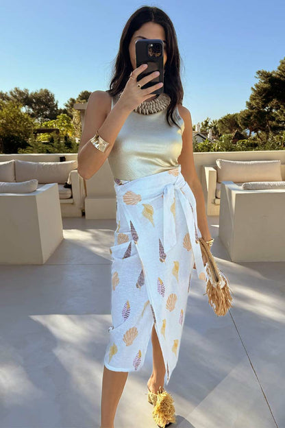 Never Fully Dressed Shells Jaspre Wrap Skirt