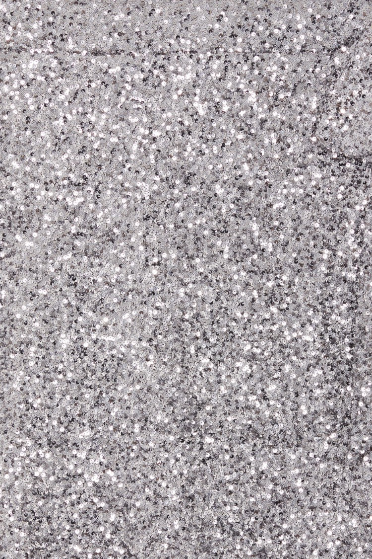 Never Fully Dressed Gunmetal Sequin Mini Jaspre Skirt