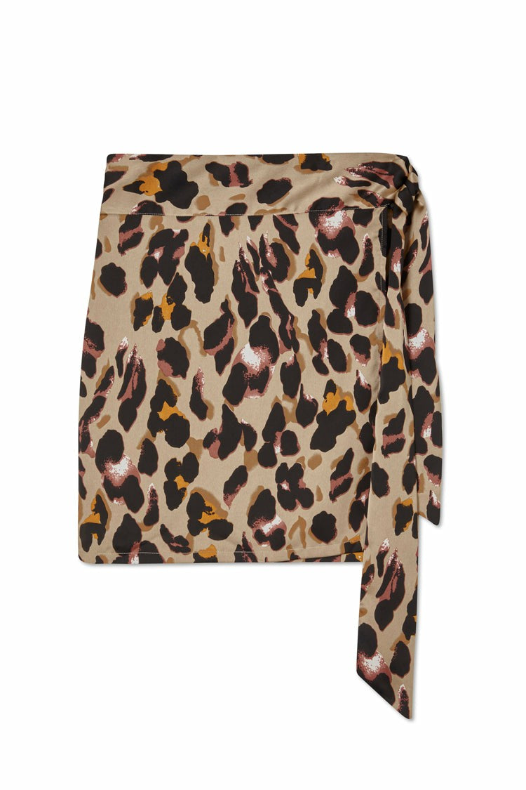 Never Fully Dressed Leopard Mini Jaspre Skirt