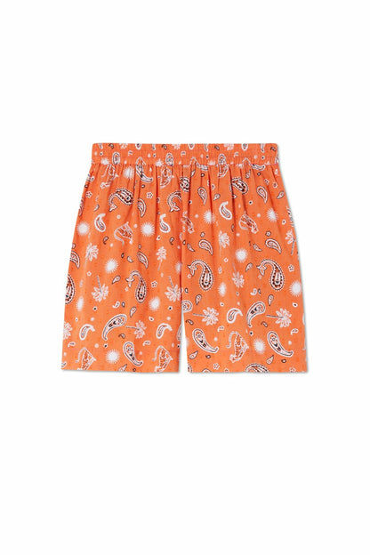 Never Fully Dressed Orange Leopard Elissa Short