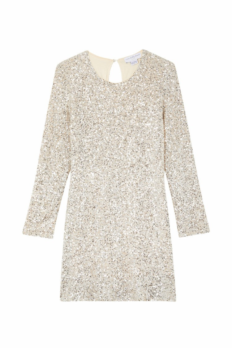 Never Fully Dressed Silver Sequin Mini Soho Dress
