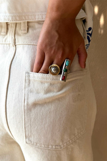 Never Fully Dressed Deloris Silver Circle Ring - Limited Edition - Never Fully Dressed