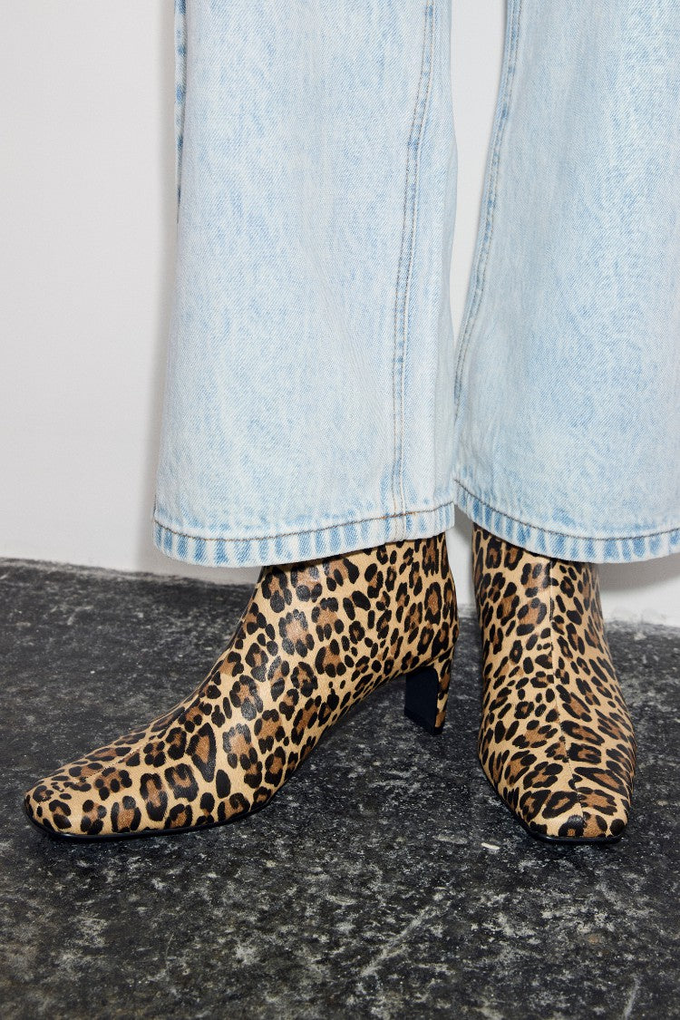 Never Fully Dressed Leopard Heel Boots UK
