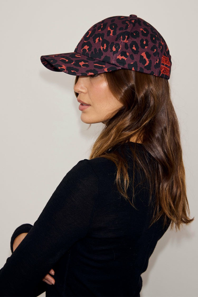 Never Fully Dressed Dark Leopard Cap  London