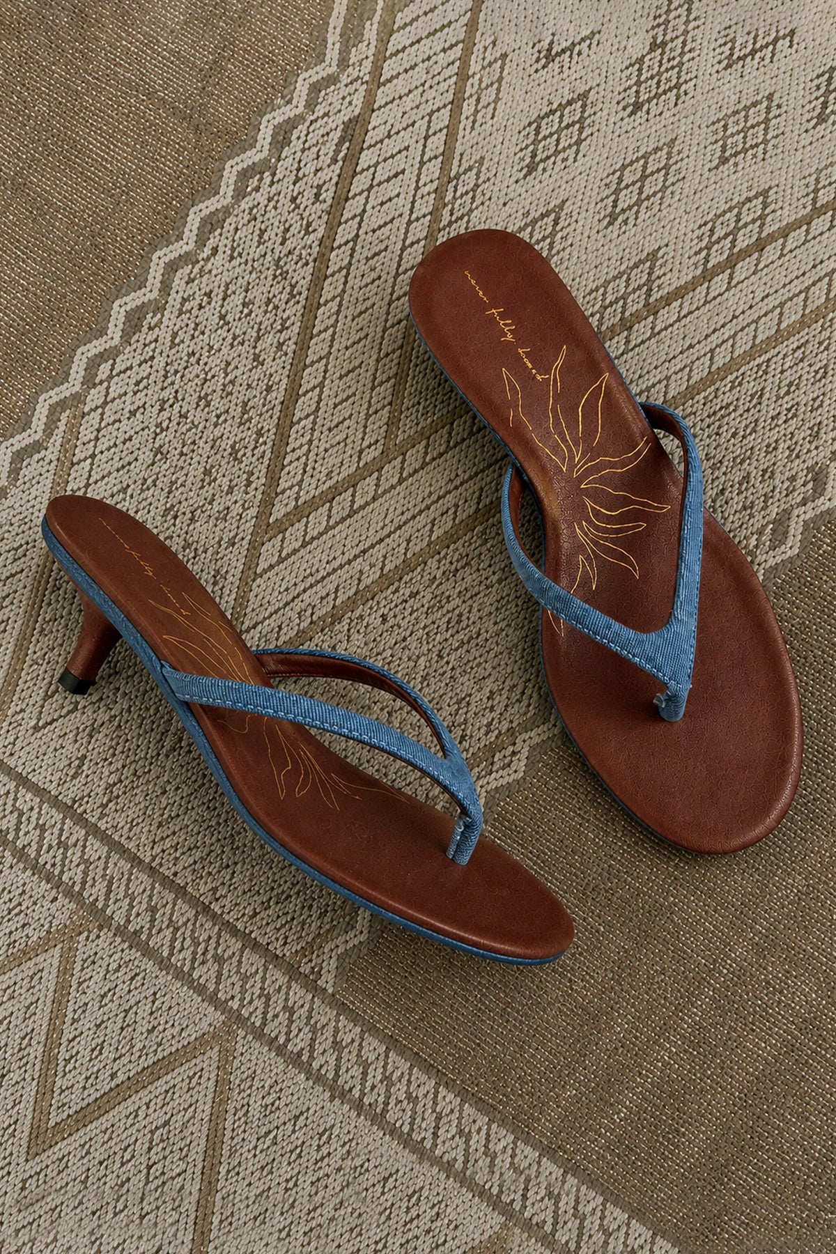 Never Fully Dressed Denim Sandal Mule  UK