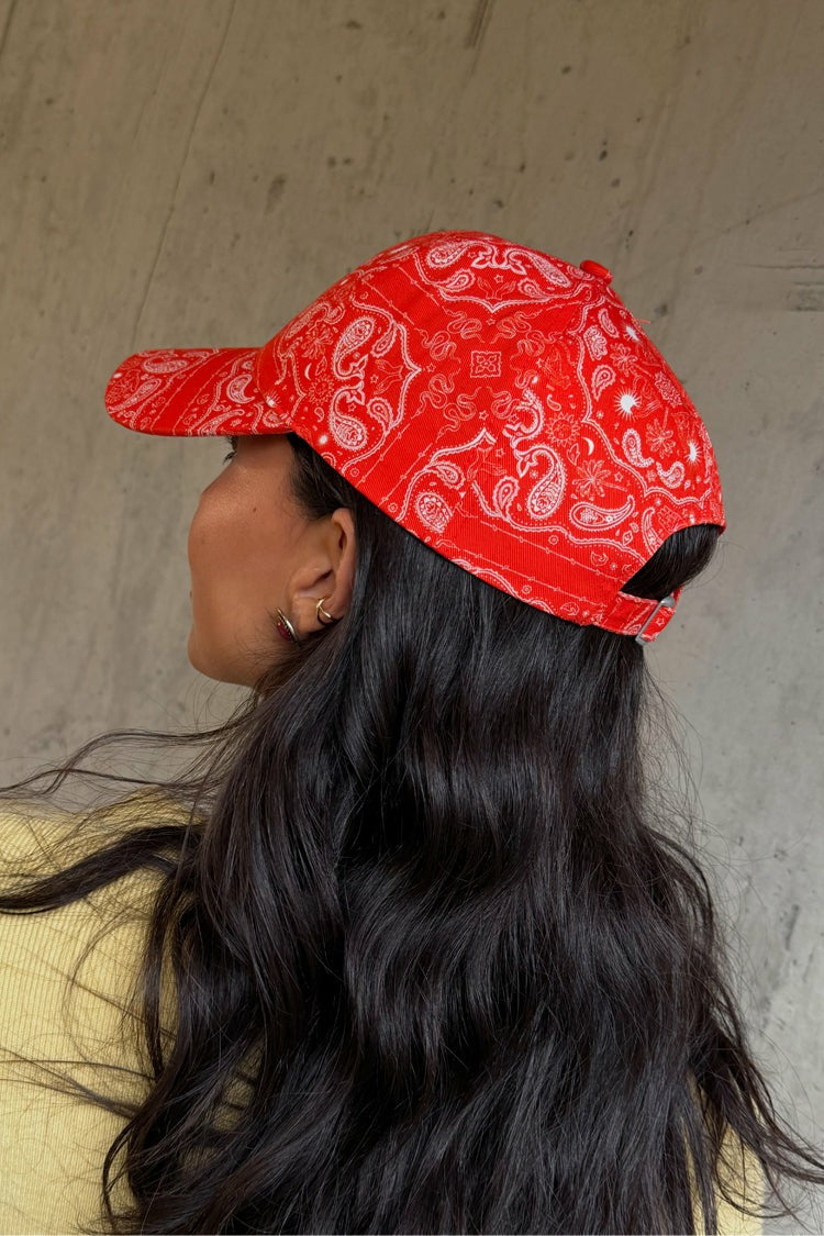 Never Fully Dressed Red Bandana Cap  London
