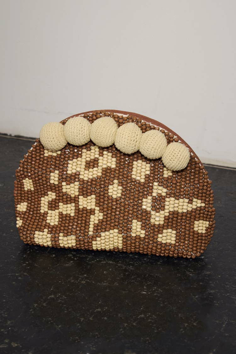 Never Fully Dressed Jaden Beaded Clutch Bag