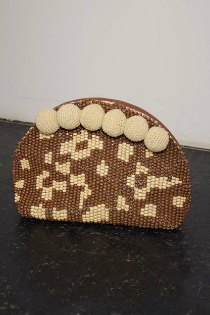 Never Fully Dressed Jaden Beaded Clutch Bag