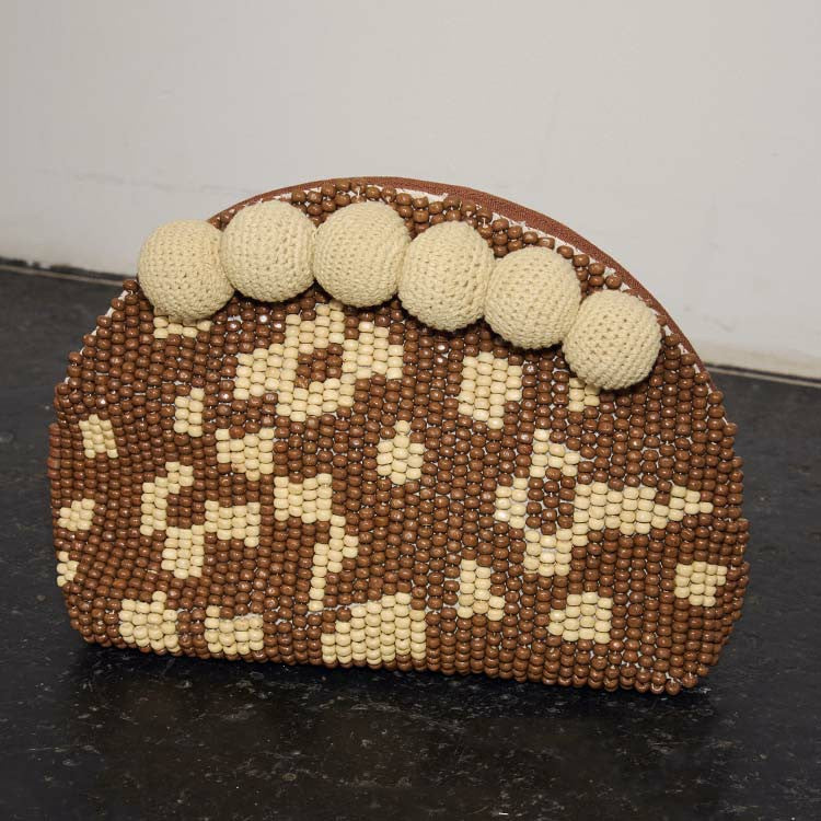 Never Fully Dressed Jaden Beaded Clutch Bag