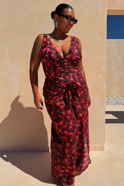 Never Fully Dressed Black Cherry Sarong