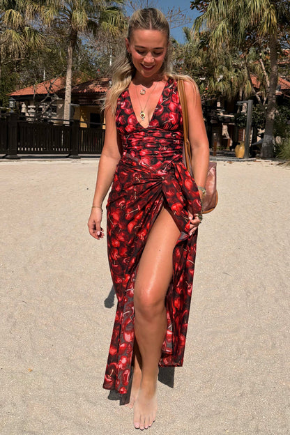 Never Fully Dressed Black Cherry Sarong