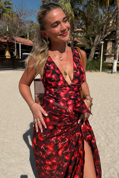 Never Fully Dressed Black Cherry Sarong