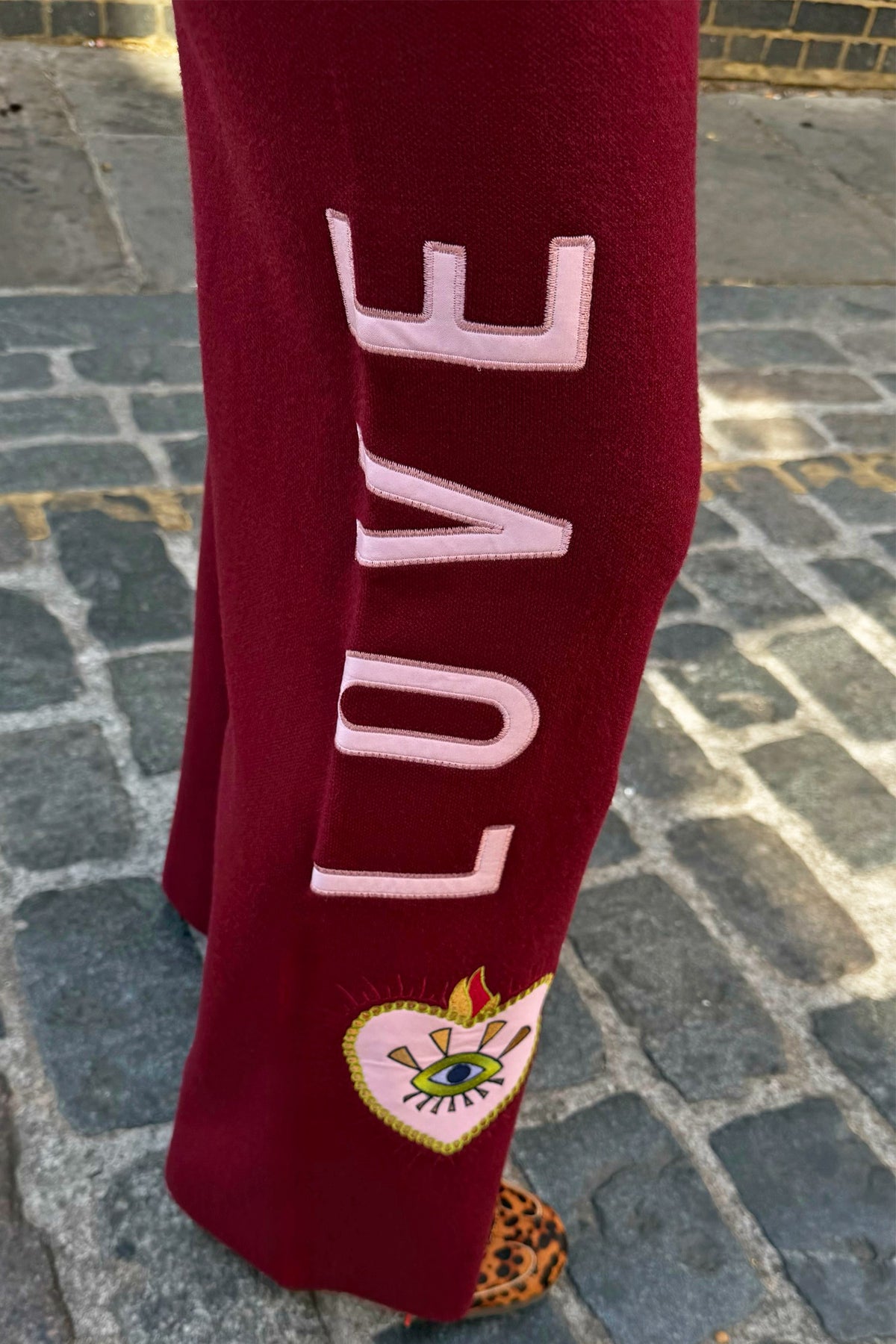 Never Fully Dressed Burgundy Mystical Joggers Petite
