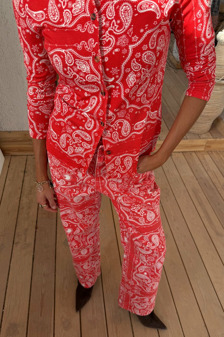 Never Fully Dressed Red Bandana Jeans Petite