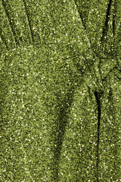 Never Fully Dressed Olive Sequin Mini Vienna Petite
