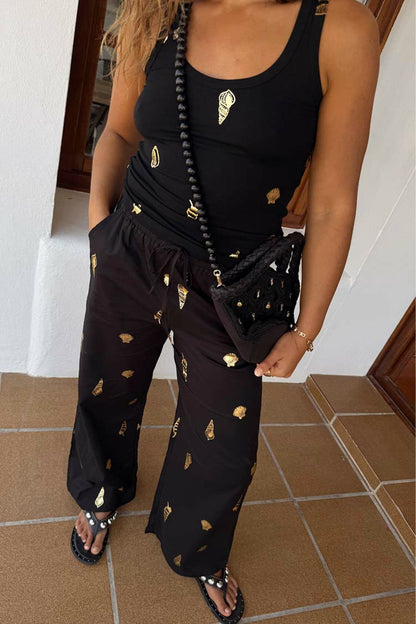 Never Fully Dressed Black Shell Elissa Trousers Petite